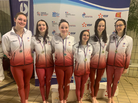 Nantes Leo Lagrange natation synchro N2 Junior 25 mars 2023