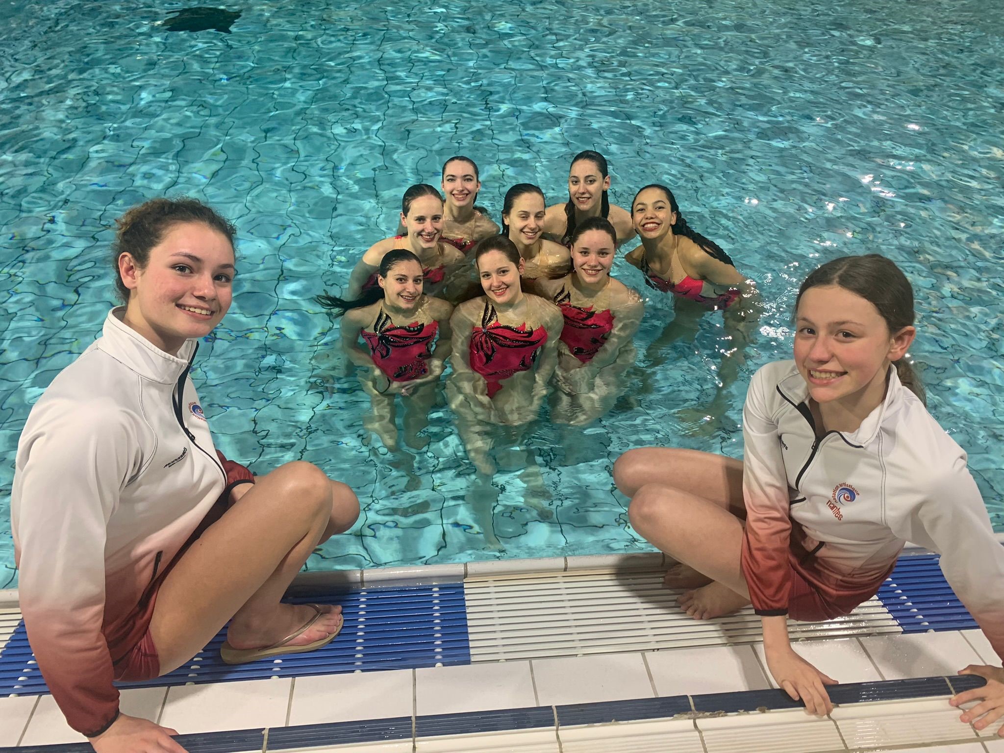 Equipe Junior Natation Artistique Leo Lagrange Natation Nantes 2022-2023