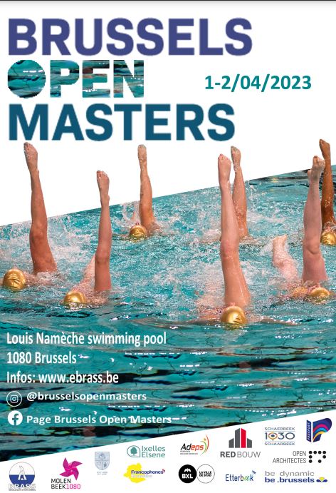 affiche Open Masters natation artistique 2023